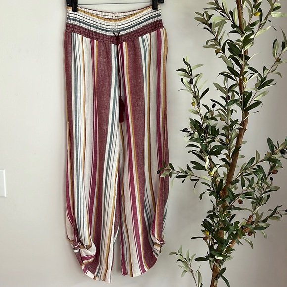 VanillaStar 2 piece pants set striped sz Med questions? Comment below EUC B2 - Picture 3 of 8